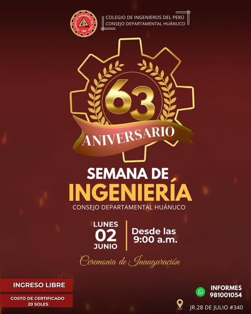 ¡Celebremos juntos la Semana de la Ingeniería Nacional!